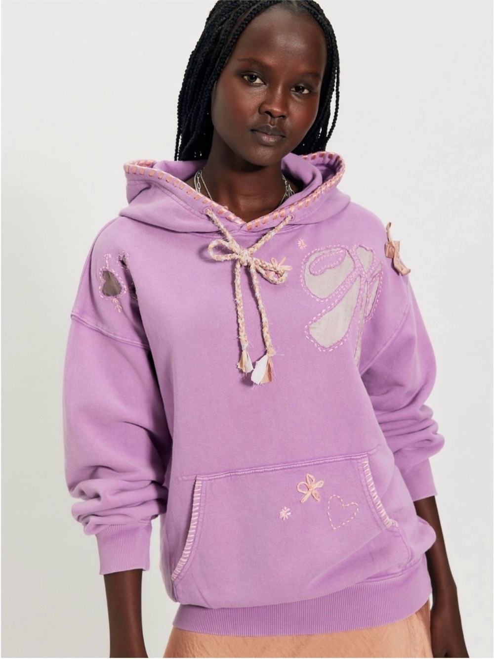 Free People Love Letters Hoodie